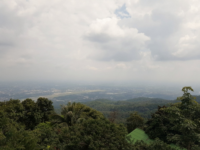 Chiang Mai from the mountain top